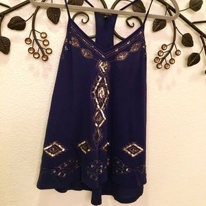 Express Sequin Tank Top